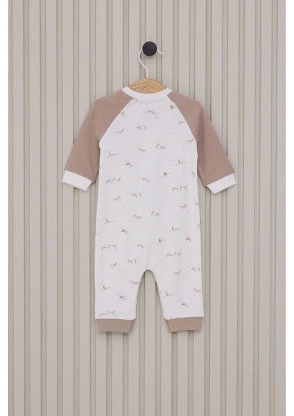 U.s.polo Erkek Bebek Uzun Kol Patiksiz Tulum USB2020 Krem modelleri