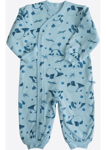 Organik Panda Uyku Tulumu Mavi