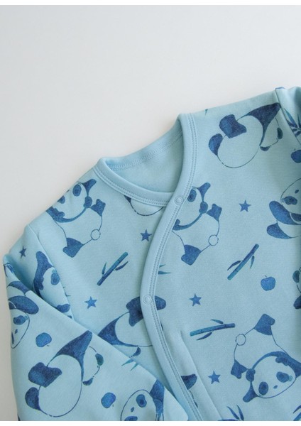 Organik Panda Uyku Tulumu Mavi modelleri