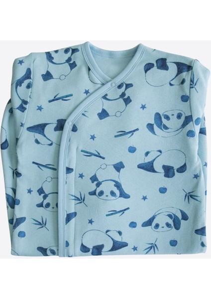 Organik Panda Uyku Tulumu Mavi indirimleri