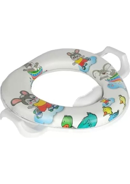 Çocuk Klozet Adaptörü Bebek Klozet Adaptörü Klozet Kapağı Kulplu - Tuvalet Eğitimi Aparatı modelleri