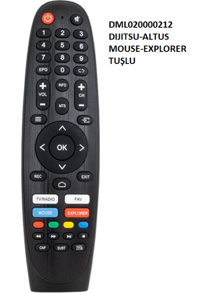 Mouse Tuşlu LCD Tv Kumandası