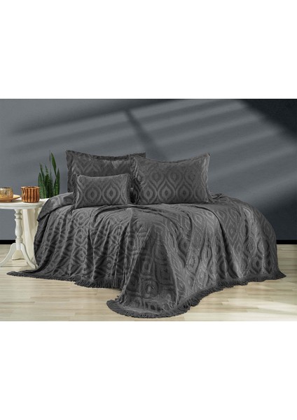 Marno Çift Kişilik Yatak Örtüsü Antrasit