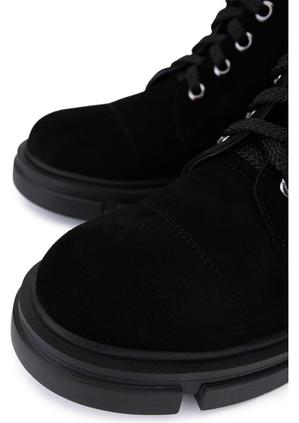 Kadın Siyah Süet Casual Bot 51 194-0027 Bn Bot SK25-26 Sıyah Suet modelleri