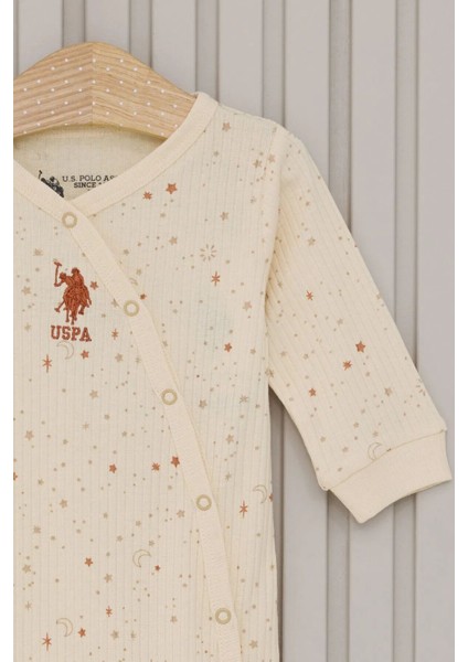 U.s.polo Kız Bebek Patikli Tulum USB2110 Krem fiyatları