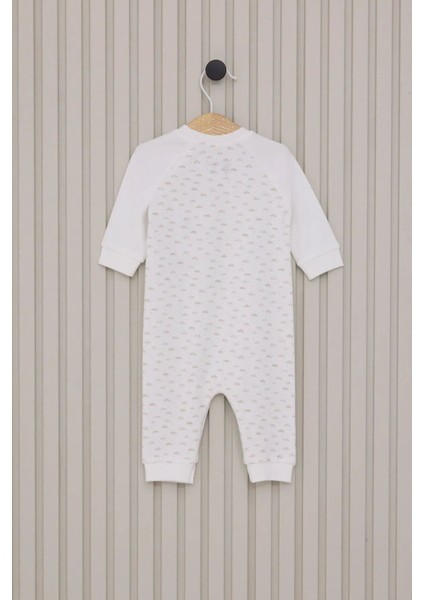 U.s.polo Erkek Bebek Uzun Kol Patiksiz Tulum USB2025 Krem modelleri