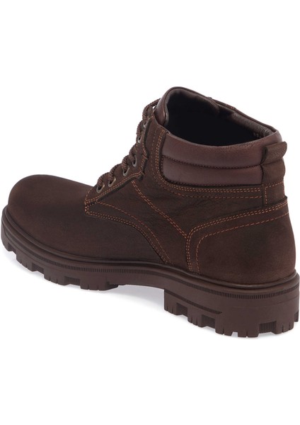 Kahve Hakiki Nubuk Deri Erkek Casual Bot - E24K1BT57086-A39 fiyatları