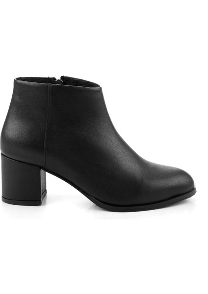 Siyah Hakiki Deri Kadın Bot & Bootie K02208022103 modelleri