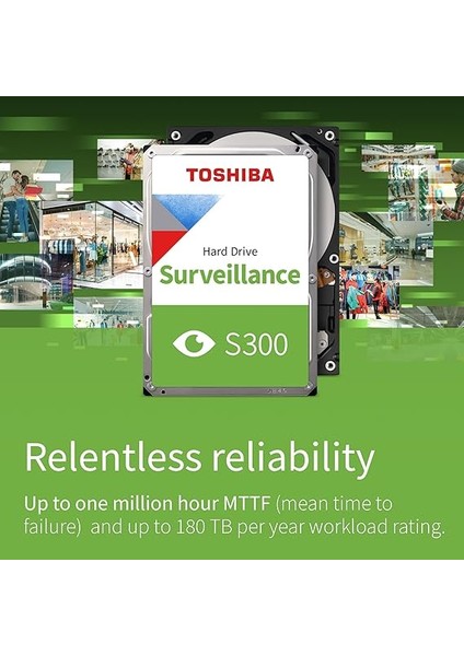 S300 6tb Video Surveillance HDD – 3.5”, 256MB Cache, HDWT860UZSVA fırsatları