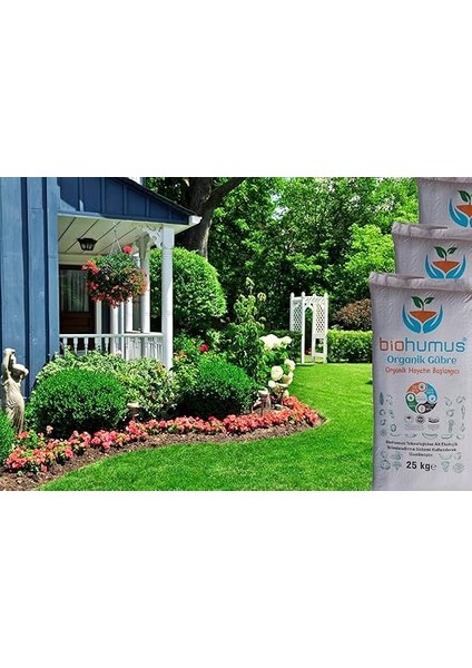 Çim Için, Organik Gübre, Organik Sertifikalı, Kök Geliştirici, Toprak Düzenleyici, Bitki Besleyici 25 kg (1) fiyatları