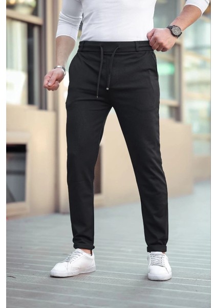 Mdb Erkek Diagonel Ikro Dokulu Cepli Beli Astilki Pantolon Iyah