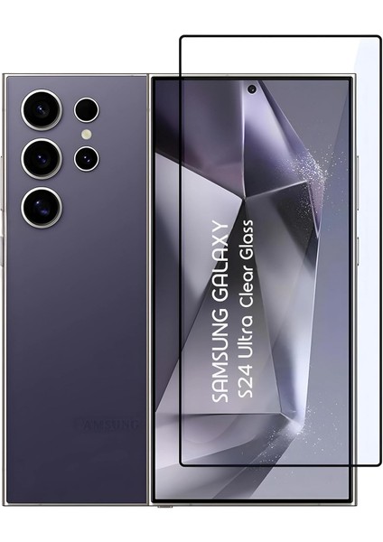 Es S24 Ultra Için Ekranı Tam Kaplayan Full Ekran Cam, Full Tam Koruma Kırılmaz Cam