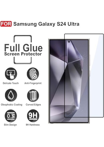 Es S24 Ultra Için Ekranı Tam Kaplayan Full Ekran Cam, Full Tam Koruma Kırılmaz Cam fiyatları