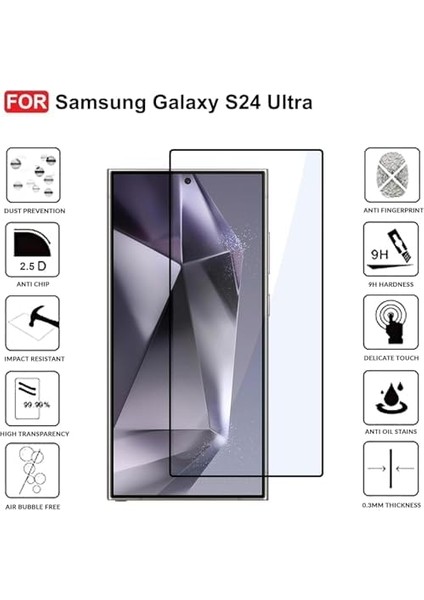 Es S24 Ultra Için Ekranı Tam Kaplayan Full Ekran Cam, Full Tam Koruma Kırılmaz Cam modelleri
