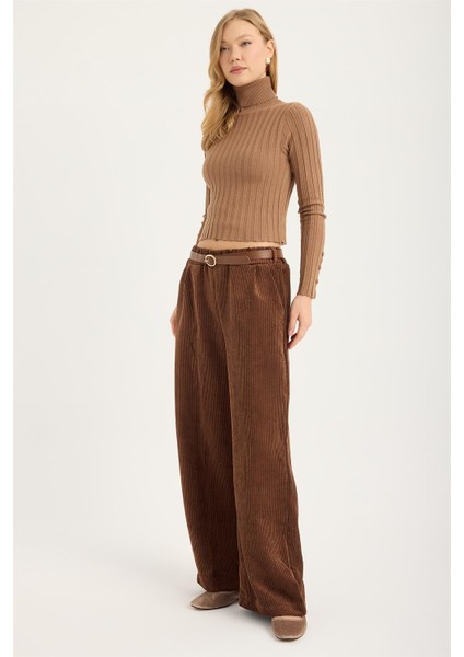 Kadife Geniş Kesim Pantolon fiyatları