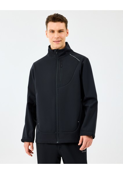 M Softshell Basic Jacket Erkek Siyah Mont S2520132-3817