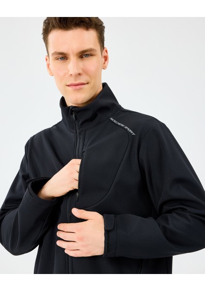 M Softshell Basic Jacket Erkek Siyah Mont S2520132-3817 fırsatları