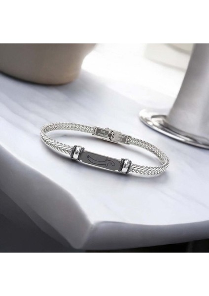 Zülfikar Kılıç Çelik Hasır Örgülü Ayarlanabilir Bileklik 9591G5D3M modelleri