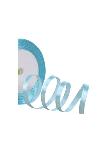 Saten Kurdele 6 mm Mint 5 Metre