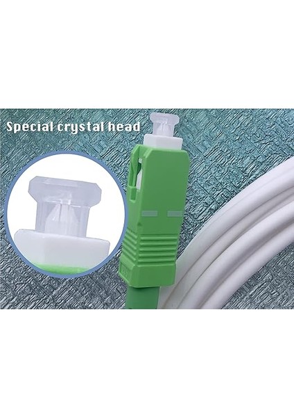 - Fiber Optik Kablo Sc/apc - Sc/upc Erkek, Simplex 9/125ΜM Patch Cord, Lszh Fiber Optik Kablo, Beyaz, 5 Metre indirimleri