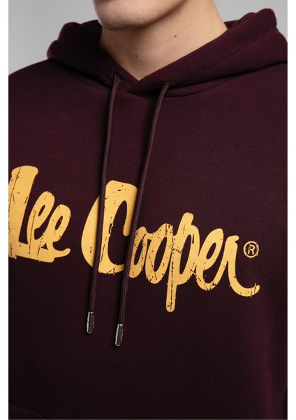 Greg Erkek Kapüşonlu Sweatshirt Mürdüm fırsatları