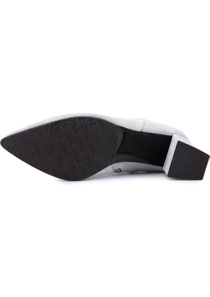 Kadın Hakiki Deri Taş Süet Topuklu Bot 1074 2281 Bn Bot SK25-26 Taş Yarma Suet fırsatları