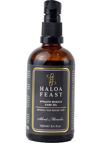 Sporcu Kas Bakım Yağı 100 ml - Athlete Muscle Care Oil 3,4fl.oz