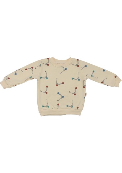 Erkek Çocuk Ekru Kahve Renkli Scooter Baskılı Üç Ip 2'li Takım - 1016173 fiyatları