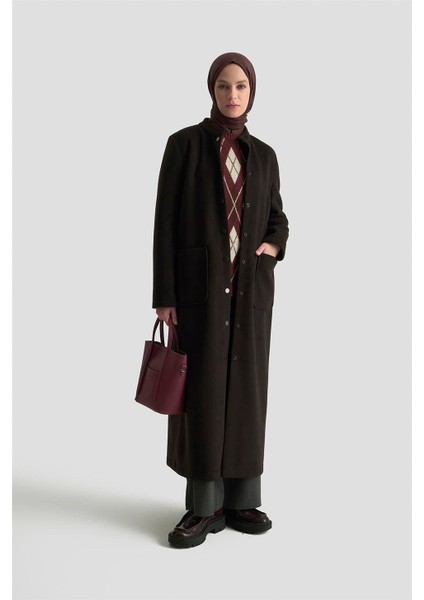 Hakim Yaka Kaşe Kap 25KD1124 Siyah fiyatları