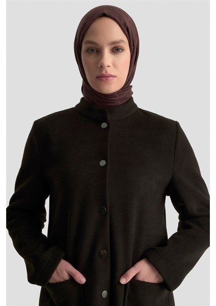 Hakim Yaka Kaşe Kap 25KD1124 Siyah fırsatları