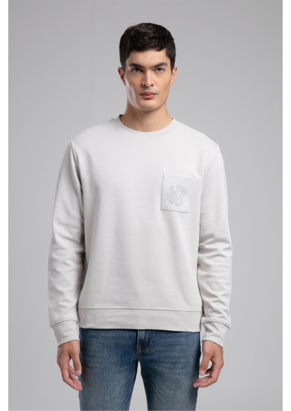 Livos Erkek O Yaka Sweatshirt Taş fiyatları