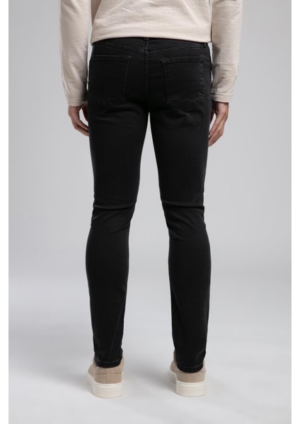 Jeff Normal Bel Dar Kesim Çok Dar Paça Siyah Erkek Jean Pantolon fiyatları