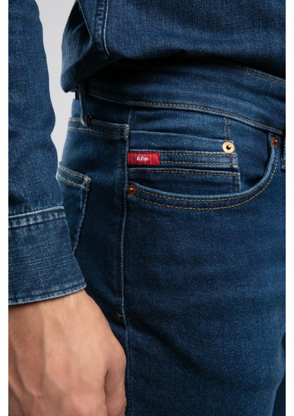 Jack Normal Bel Dar Kesim Dar Paça Erkek Jean Pantolon Pepper Mid Blue fırsatları