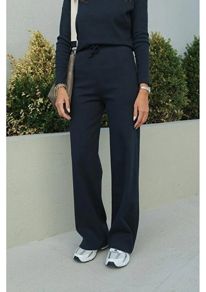 Kadın Uzun Kollu Palazzo Paça Esnek Alt Üst Takım modelleri