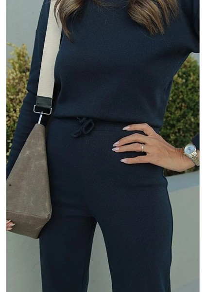 Kadın Uzun Kollu Palazzo Paça Esnek Alt Üst Takım fırsatları