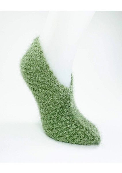 2 Çift El Örgüsü Kışlık Şık Kadın Yün Patik Set 6 fırsatları