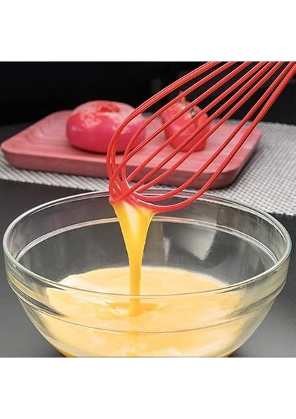 2'li Silikon Yumurta Puding Sos Kremşanti Çırpma Teli Çırpıcı fiyatları