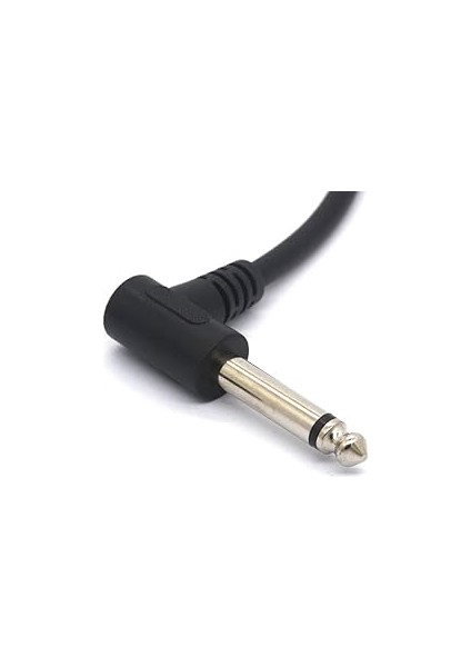 Sağ Açı 6.35 Erkek Kadın 1/4 Stereo Trs Kulaklık Uzatma Kablosu Gitar Amp Sentez Amplifikatör Hoparlör Piyano fiyatları