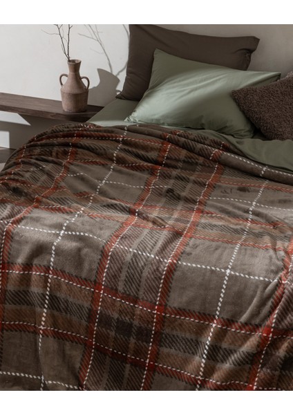 Antonin Çift Kişilik Welsoft Baskılı Battaniye - Yeşil fiyatları