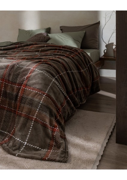 Antonin Çift Kişilik Welsoft Baskılı Battaniye - Yeşil modelleri