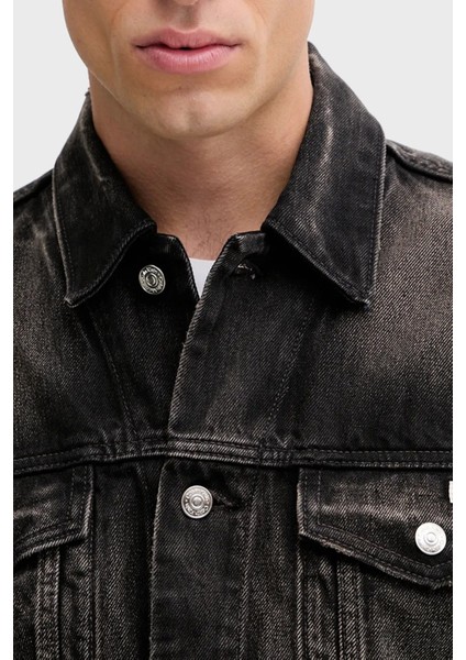 Pamuklu Relaxed Fit Düğmeli Kot Ceket LV04RD707G01G Erkek Kot Ceket LV04RD707G 01G fırsatları