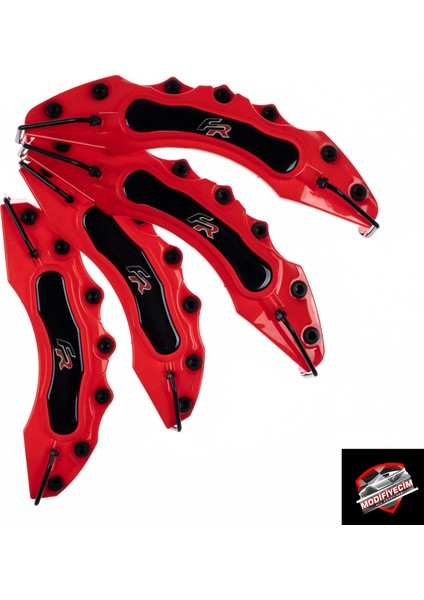 Kırmızı Fr 4'lü Kaliper Seti Yapıştırma Logolu fiyatları