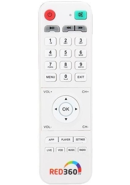 RED360 Ipbox Uydu Alıcı Kumandası