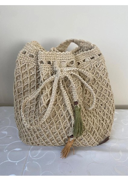 Hasır Omuz Çantası Baklava Dilim Model modelleri