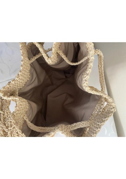 Hasır Omuz Çantası Baklava Dilim Model indirimleri