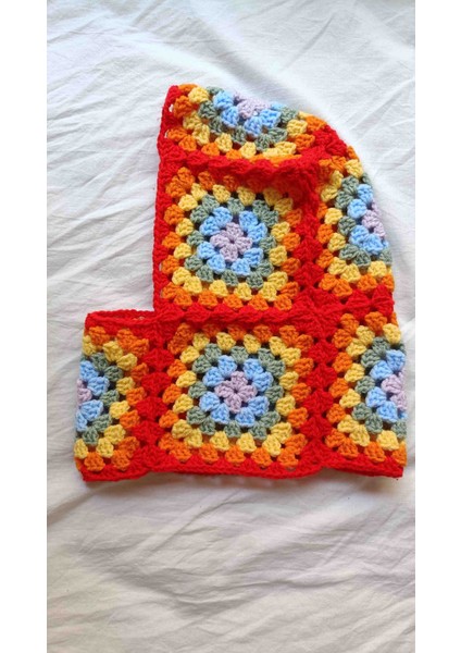 Gökkuşağı Renkli Örgü Balaklava fiyatları