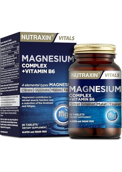 Magnesium Complex Gıda Takviyesi, 60 Tablet