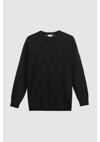 Ds Damat Regular Fit Siyah Kazak