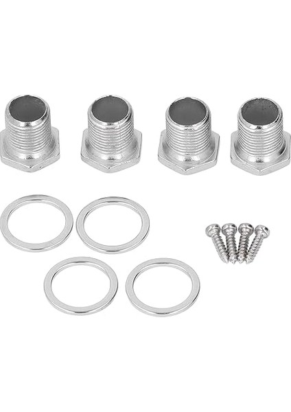 Bas Gitar Tuner Bas Gitar Tuning Peg Seti, Çinko Alaşım 20:1 Dişli Oranı, Açık 4 Dize Bas Makinesi Kafaları, Metal Gitar Tuner, Yedek Accories indirimleri