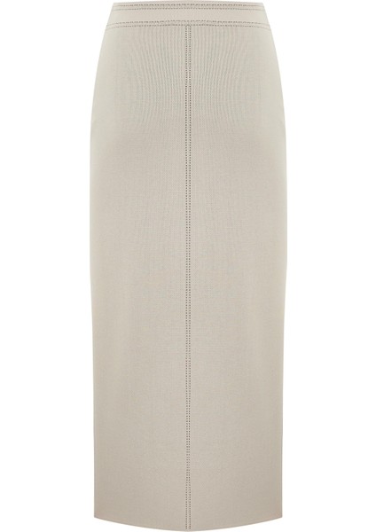 Yüksek Bel Düz Form Triko Etek 26W30825 fiyatları